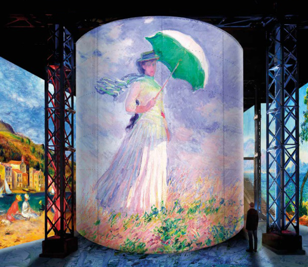 Culturespaces Digital - Atelier des Lumières – Monet, Renoir, Chagall, 2020 - Directors : G. Iannuzzi - R. Gatto - M. Siccardi - Sound track L. Longobardi - © Gianfranco Iannuzzi