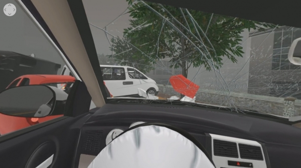 안개길 과속 추돌사고 VR영상