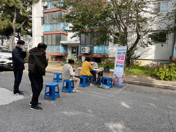 군산시보건소 65세 이상 어르신 찾아가는 결핵 무료검진