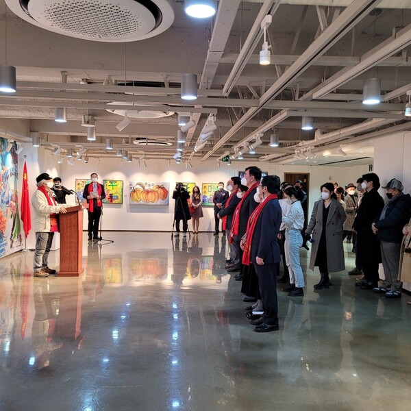 2022년 주한 중국문화원 한중미술협회 초대전 사진